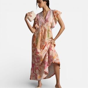 Anthropologie Maeve Cassandra Maxi Dress Size XSP